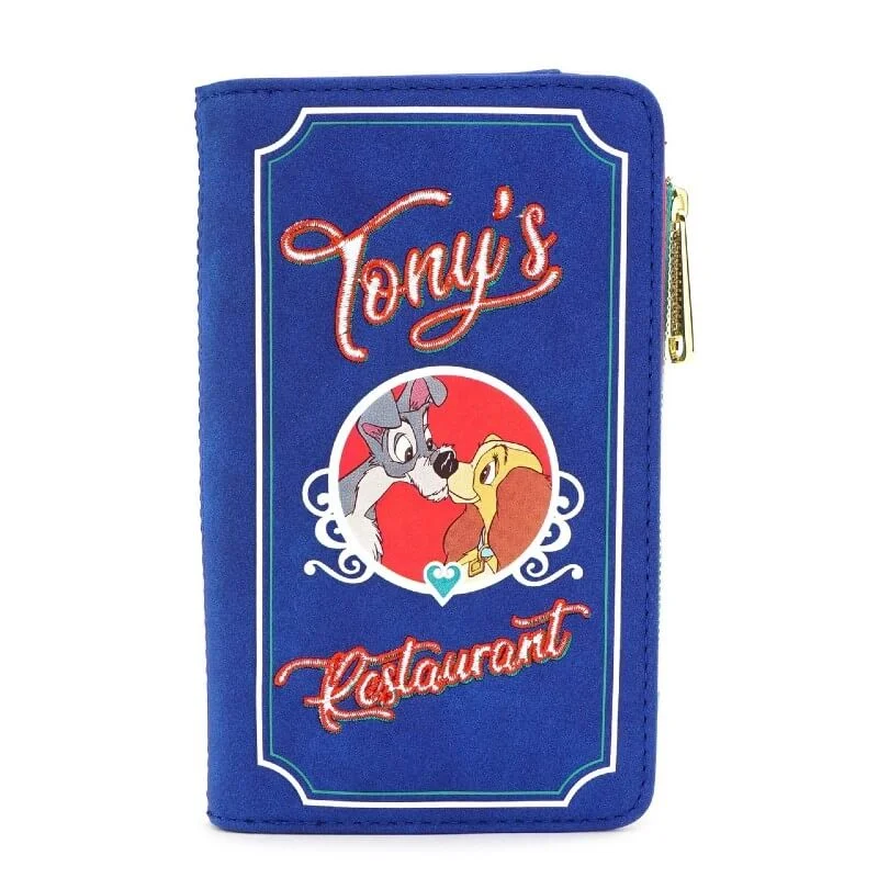 Loungefly Disney The Lady And The Tramp Tony'S Menu Wallet Image 1