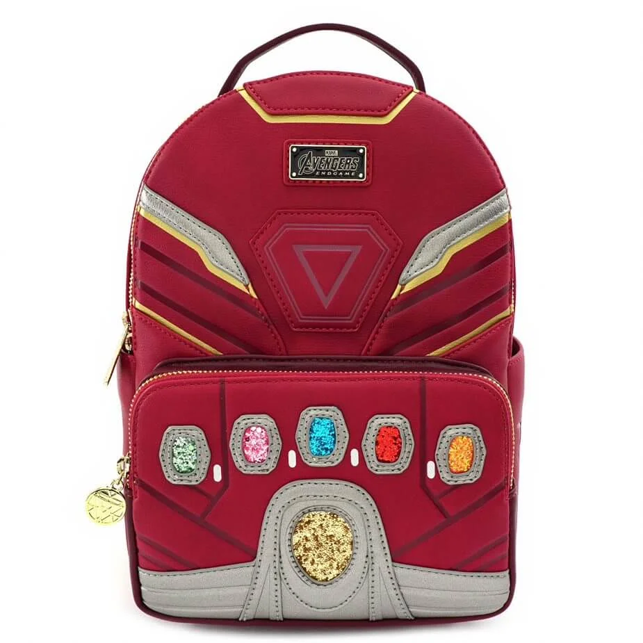 Loungefly Marvel Avengers: Endgame Iron Man Iron Gauntlet Hero Mini Backpack Image 1