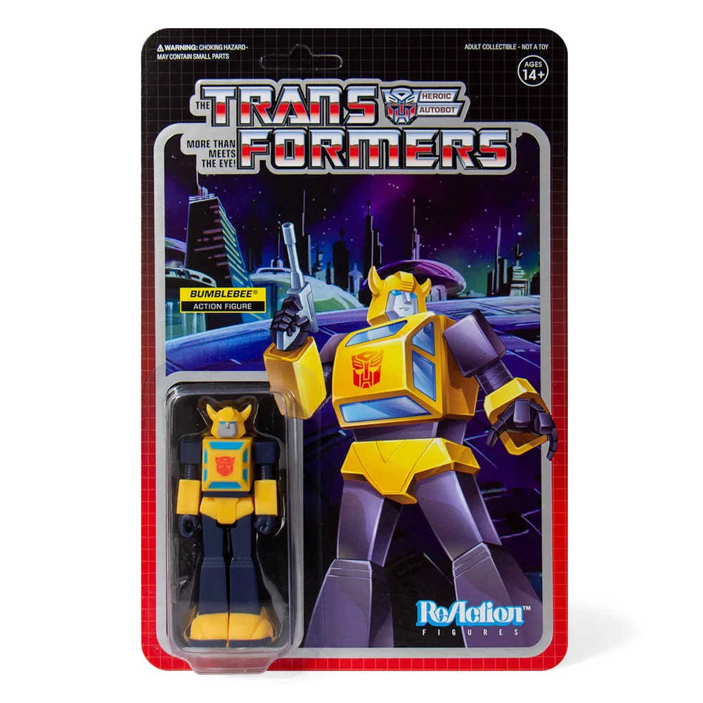 Super7 Transformers ReAction Figure - Bumblebee Image 1