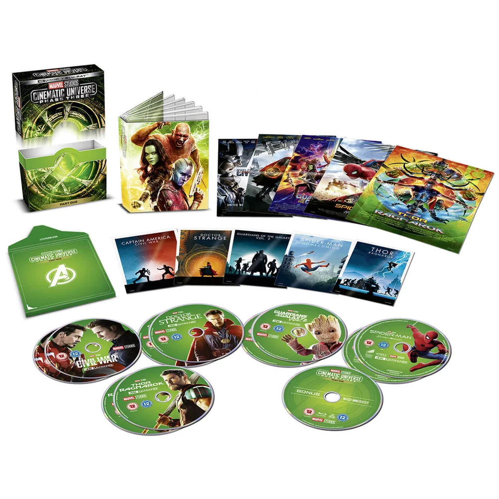Marvel Studios Collector’s Edition Box Set – Phase 3 Part 1 - 4K Ultra HD Image 1