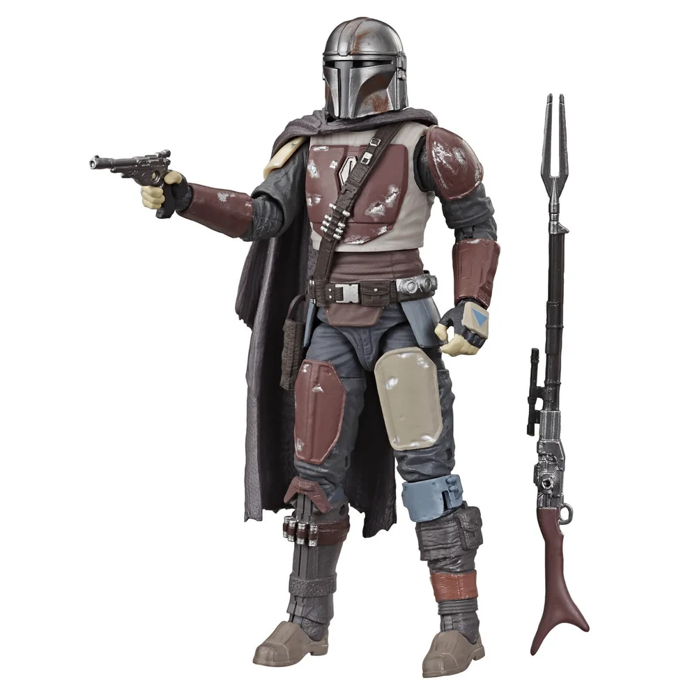 Hasbro Star Wars The Mandalorian The Black Series Mandalorian 6 Inch Action Figure Image 1