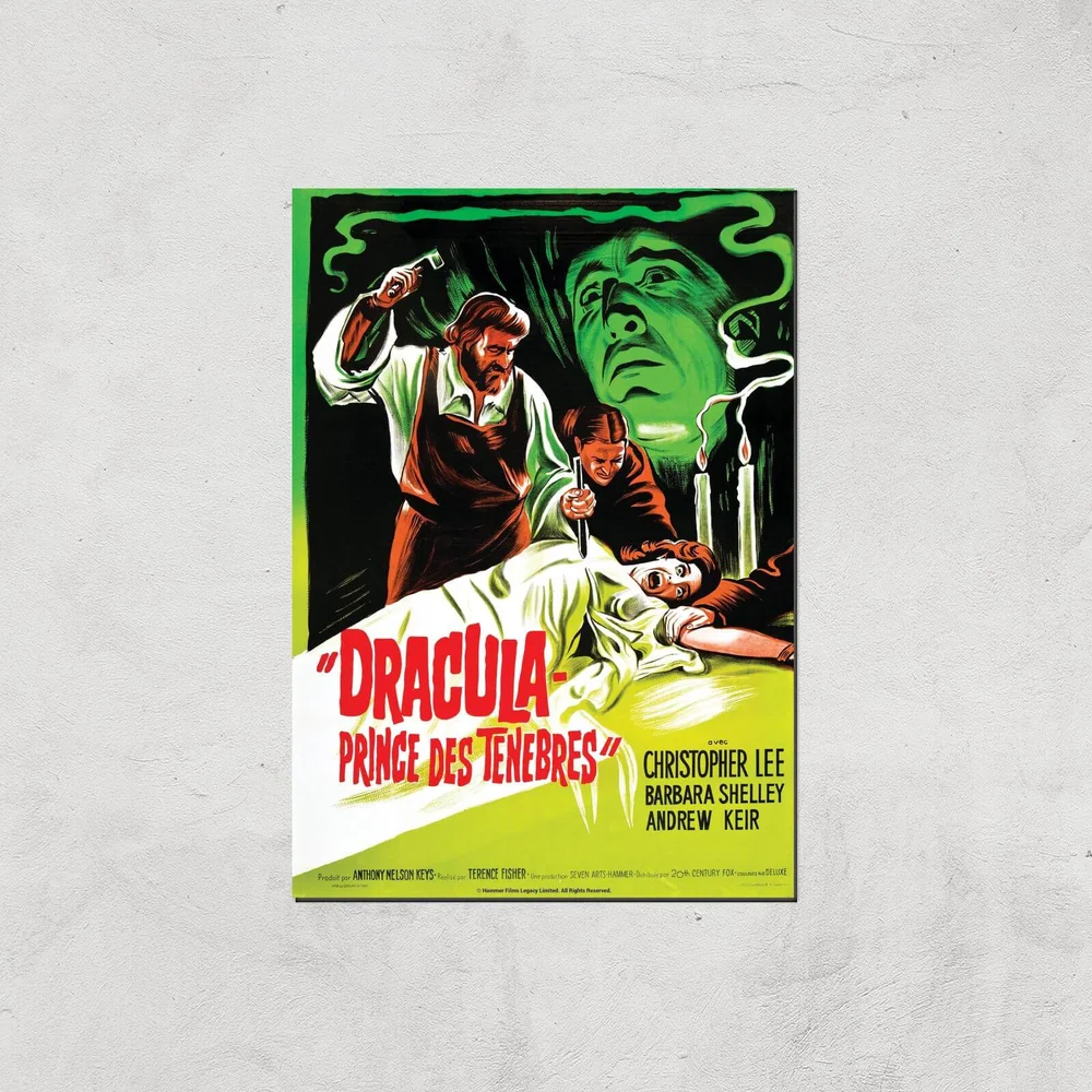 Dracula Prince Des Tenebres Giclee Art Print - A3 - Print Only Image 1