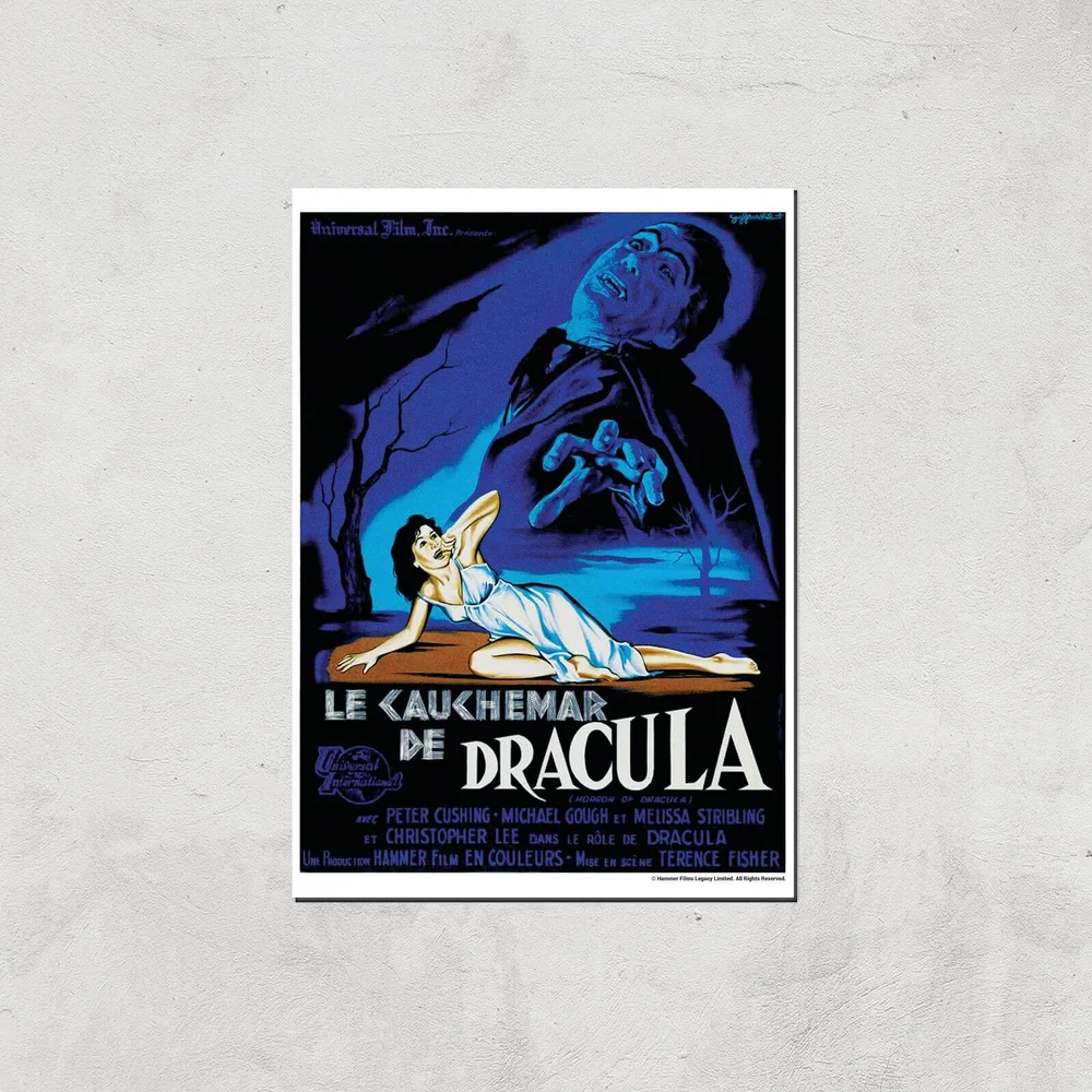 Le Cauchemar De Dracula Giclee Art Print - A2 - Print Only Image 1