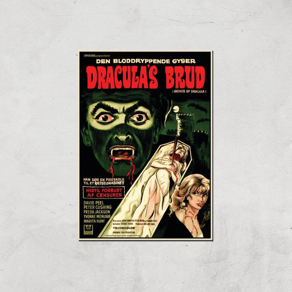 Dracula's Brud Giclee Art Print - A2 - Print Only Image 1