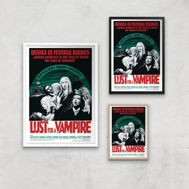 Devils In Female Bodies - Lust For A Vampire Giclee Art Print