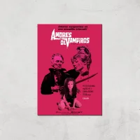 Amores De Vampiros Giclee Art Print - undefined undefined