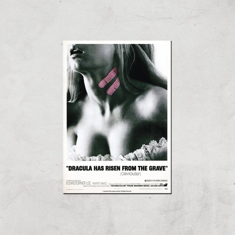 Dracula Has Risen From The Grave Giclee Art Print - A2 - Print Only Image 1