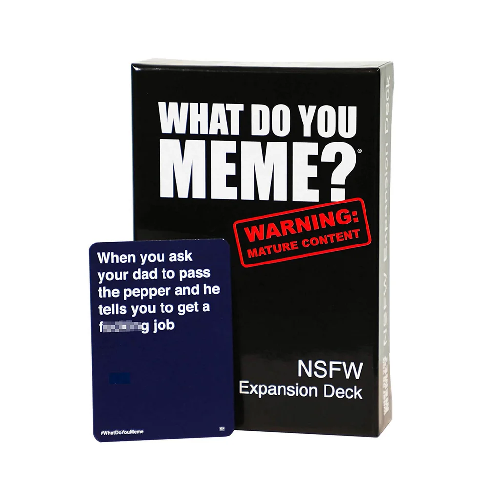 What Do You Meme? NSFW Expansion Pack Card Game Image 1