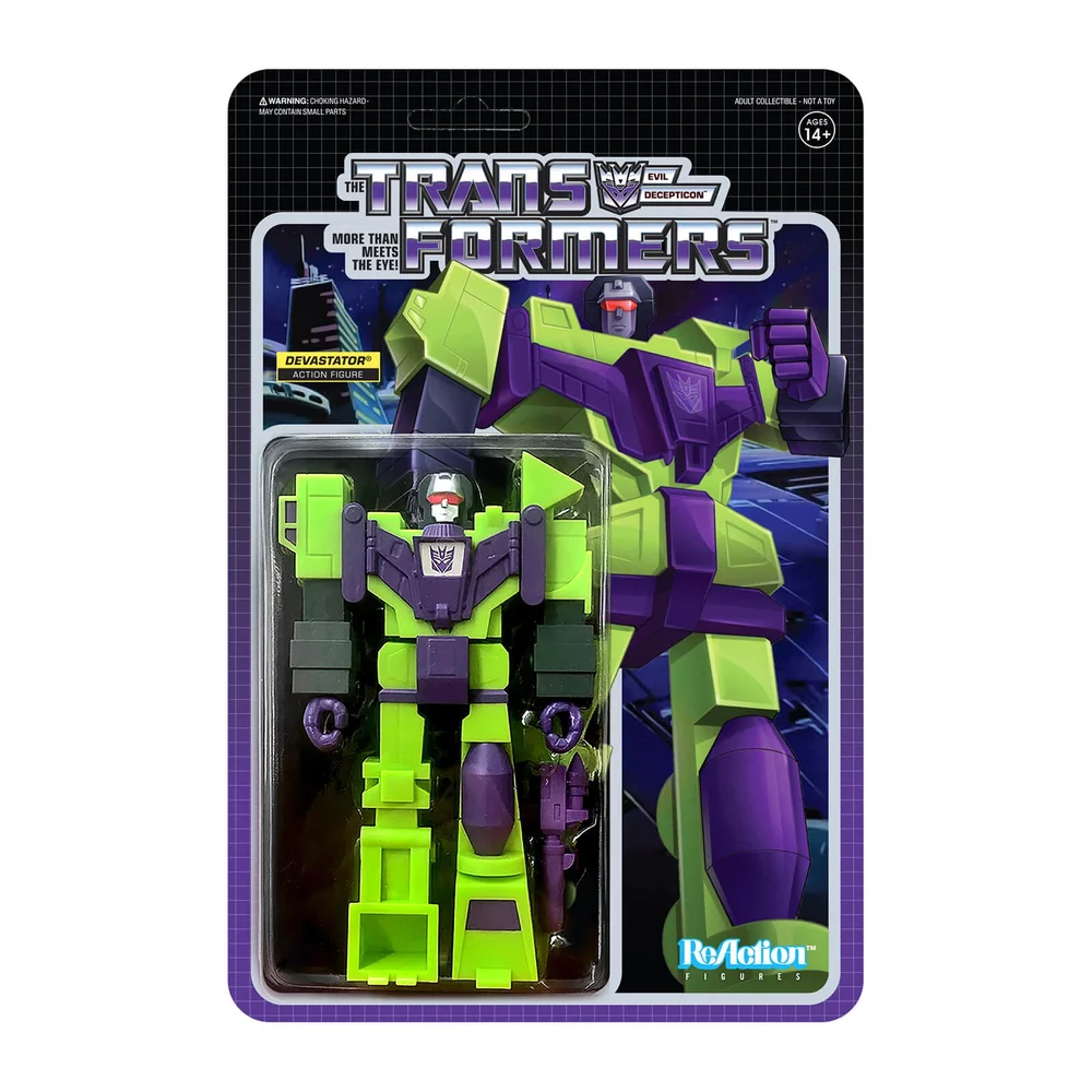 Super7 Transformers ReAction Figure - Devastator Image 1