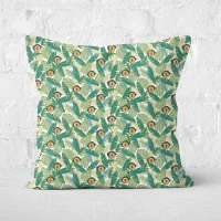 Green Jurassic Park Square Cushion 40x40cm - undefined undefined