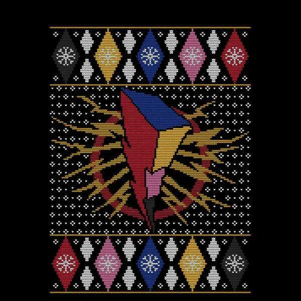 Power Rangers Christmas Jumper - Black