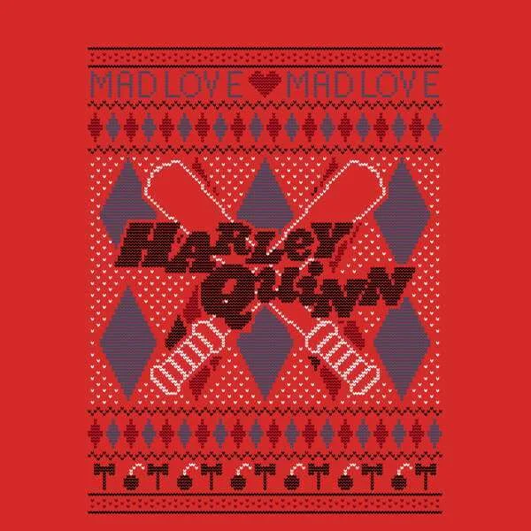 Harley Quinn Christmas Jumper - Red