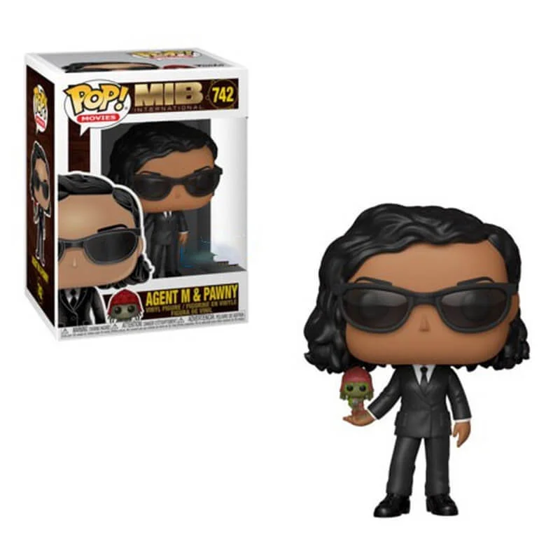 Men In Black International Agent M with Pawny EXC Pop! Vinyl Figure Image 1