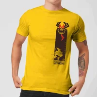 Samurai Jack Samurai Stripe Men's T-Shirt - Yellow - undefined undefined