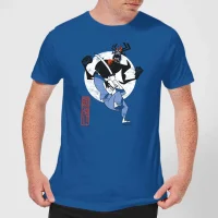 Samurai Jack Eternal Battle Men's T-Shirt - Royal Blue - undefined undefined
