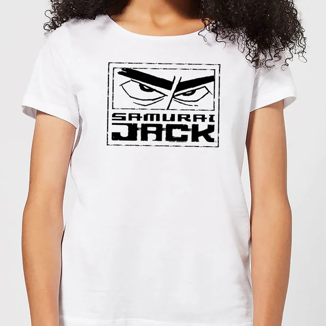 Samurai Jack Stylised Logo Women's T-Shirt - White