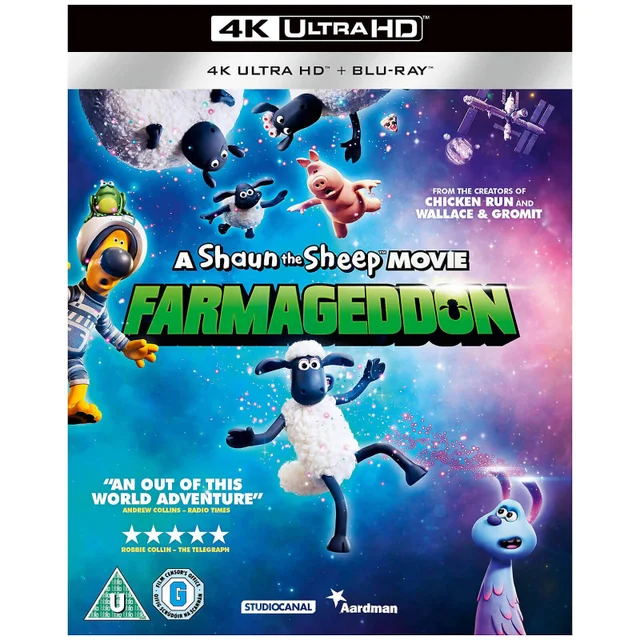 A Shaun The Sheep Movie: Farmageddon - 4K Ultra HD (Includes Blu-ray)