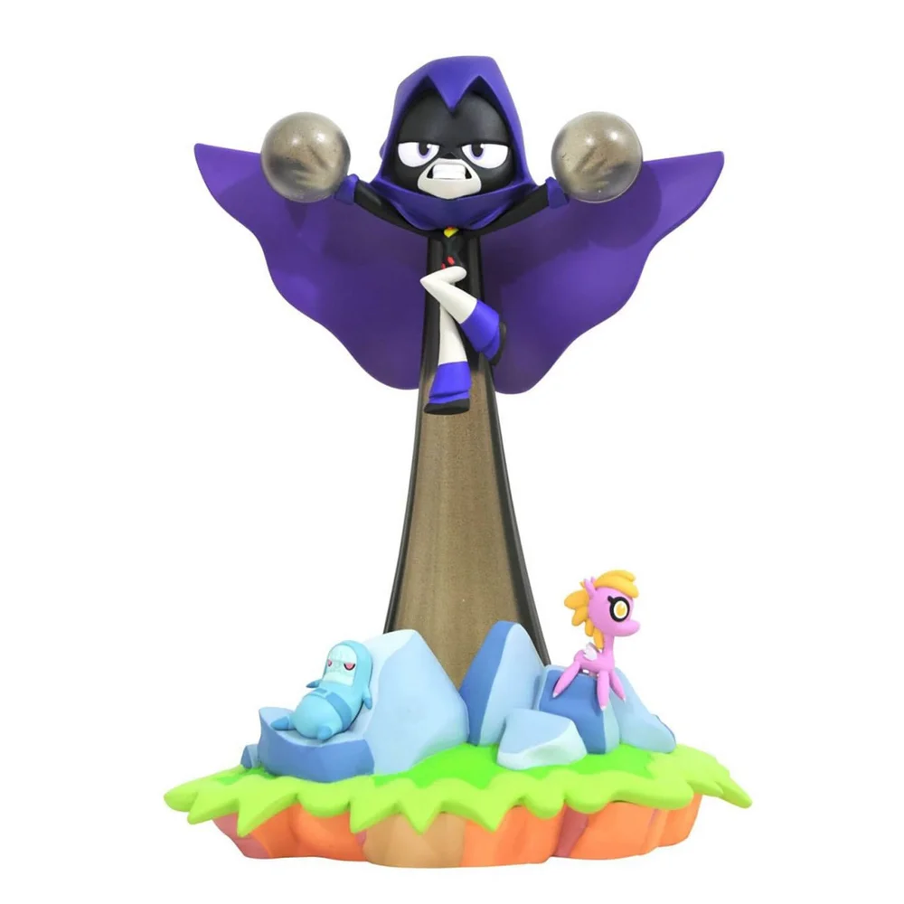 Diamond Select Movie Gallery PVC Figure - Teen Titans Go! Raven Image 1