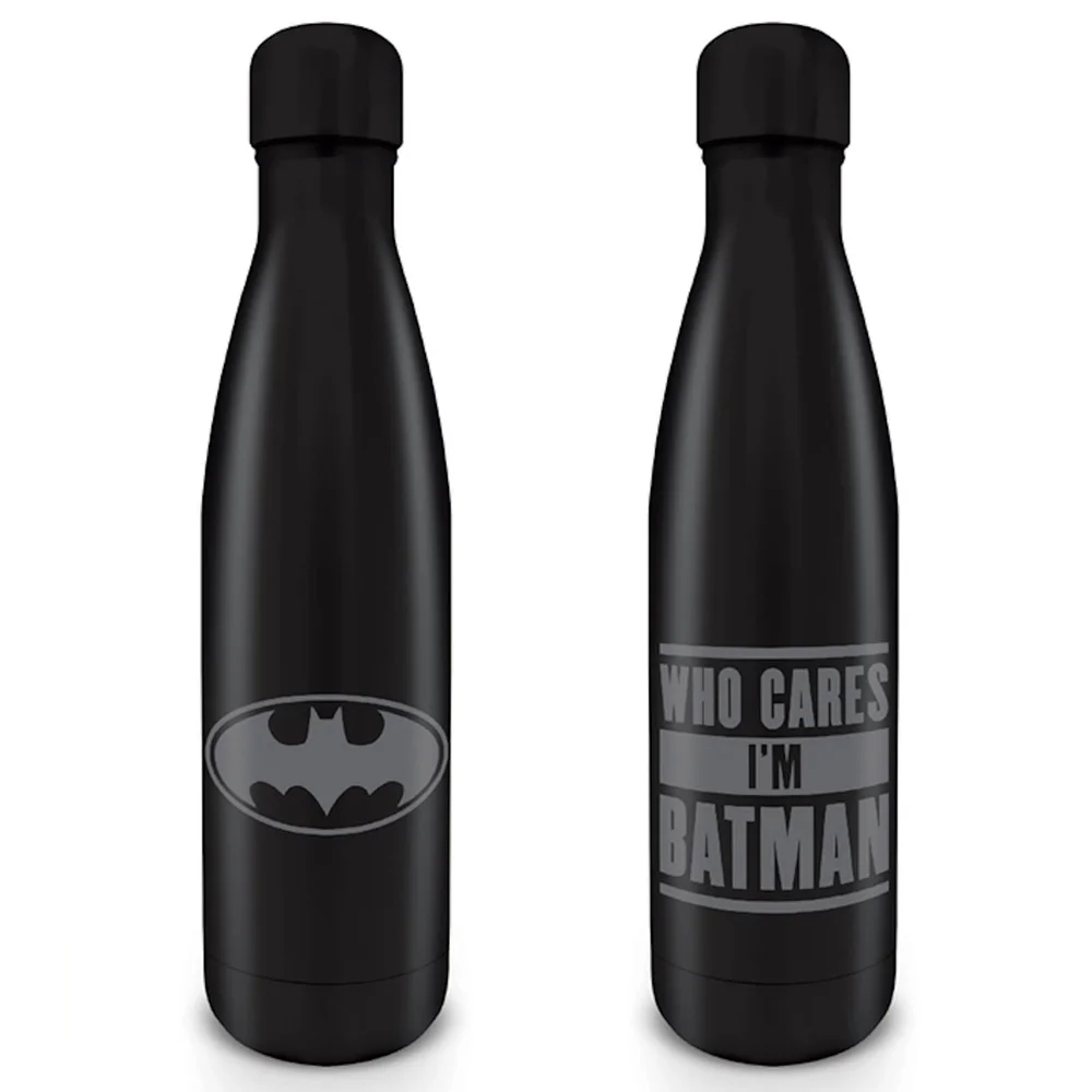 Batman (Who Cares I’m Batman) Metal Drinks Bottle Image 1