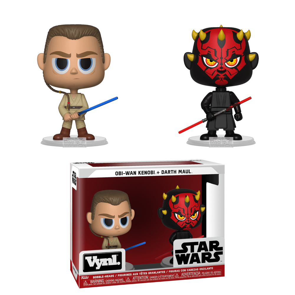 Funko Star Wars Darth Maul & Obi-Wan Kenobi VYNL. Image 1