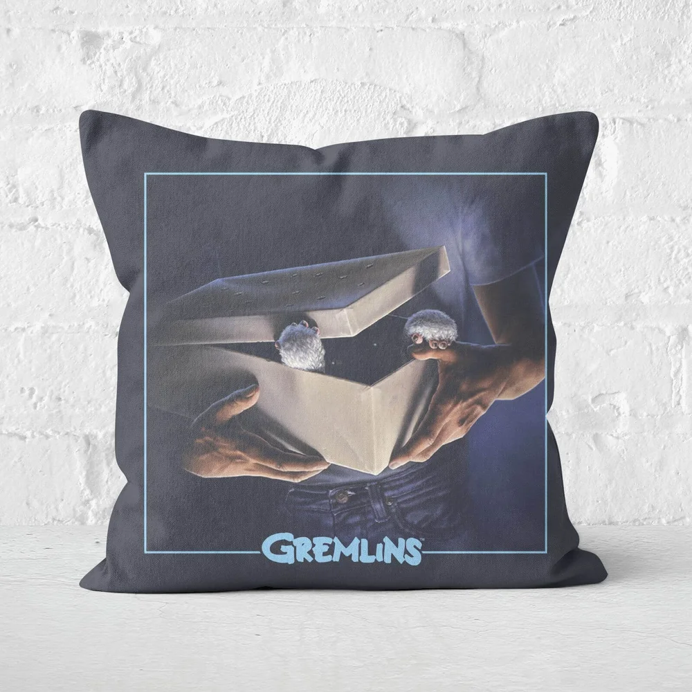 Gremlins Poster Square Cushion - 40x40cm Image 1