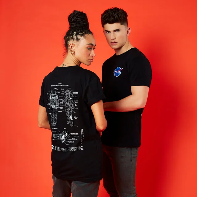 NASA Suit Up Unisex T-Shirt - Black