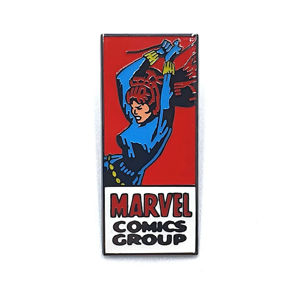 Marvel Comics Black Widow AR Pin Badge (Zavvi Exclusive) Image 1