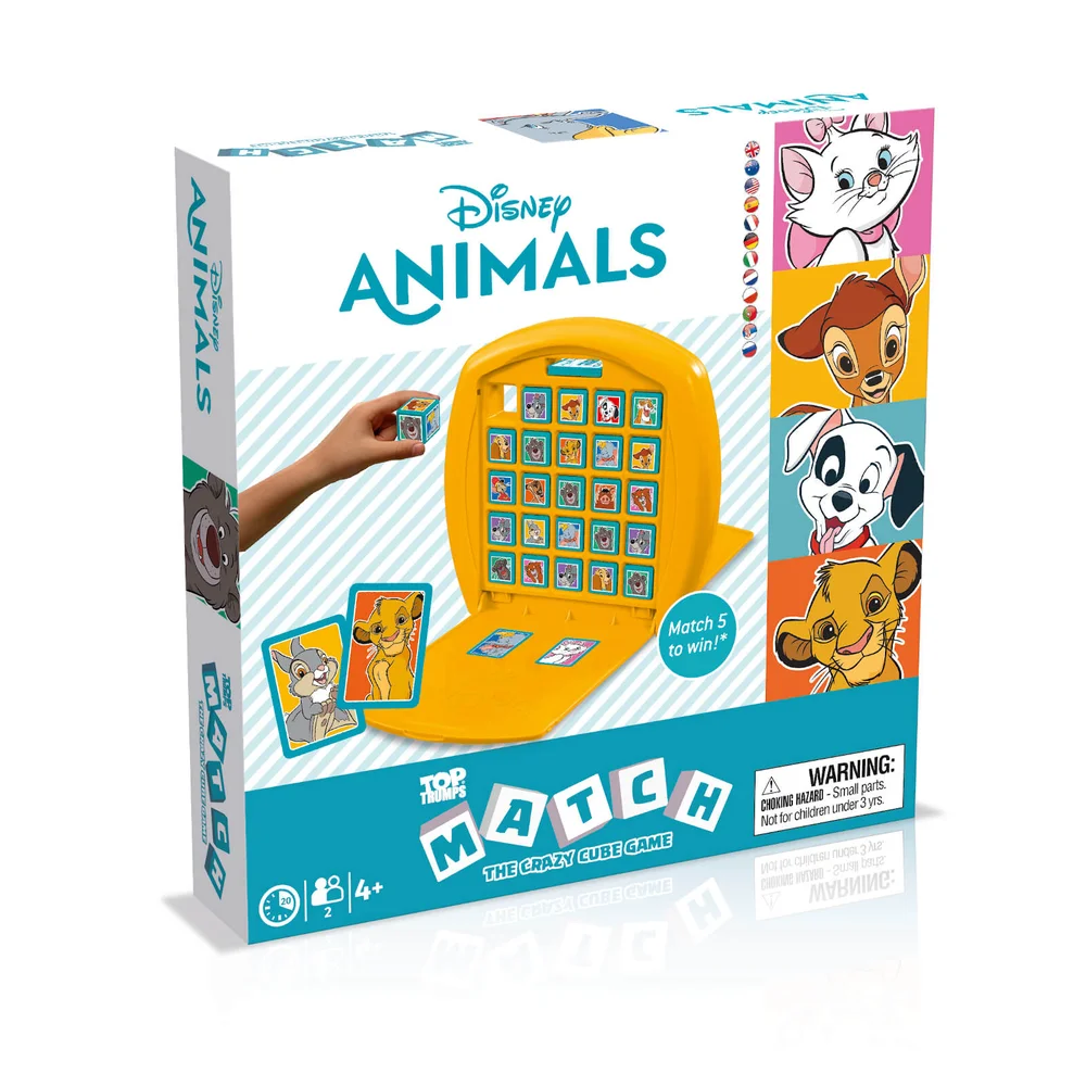 Top Trumps Match Board Game - Disney Animals Edition Image 1