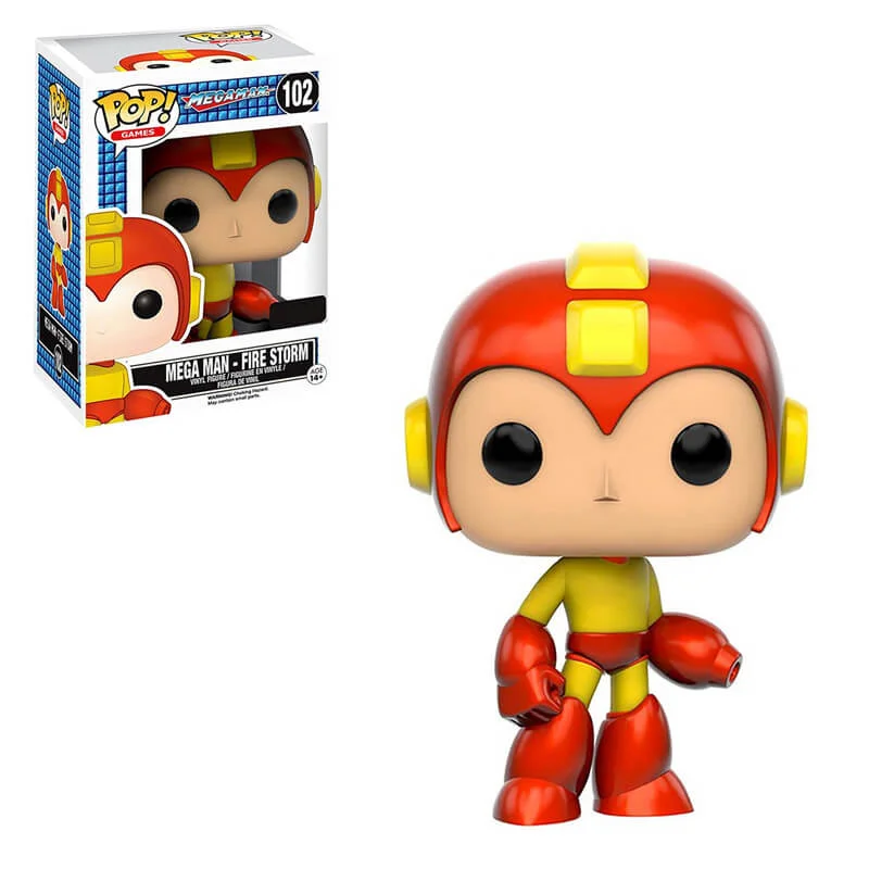 Mega Man Fire Storm EXC Pop! Vinyl Figure Image 1