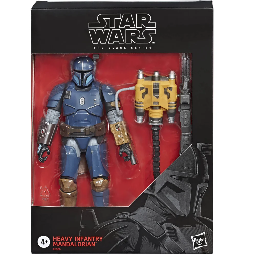 Hasbro Star Wars The Mandalorian The Black Series Heavy Infantry 6 Inch Action Figure Image 1