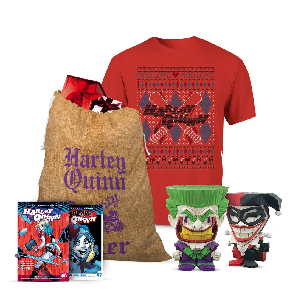 DC Comics Joker and Harley Officially Licensed Christmas Bundle - S Image 1