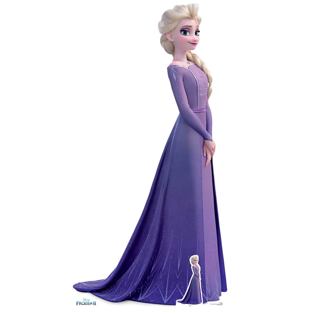 Disney Frozen 2 Elsa Lifesized Carboard Cut Out Image 1