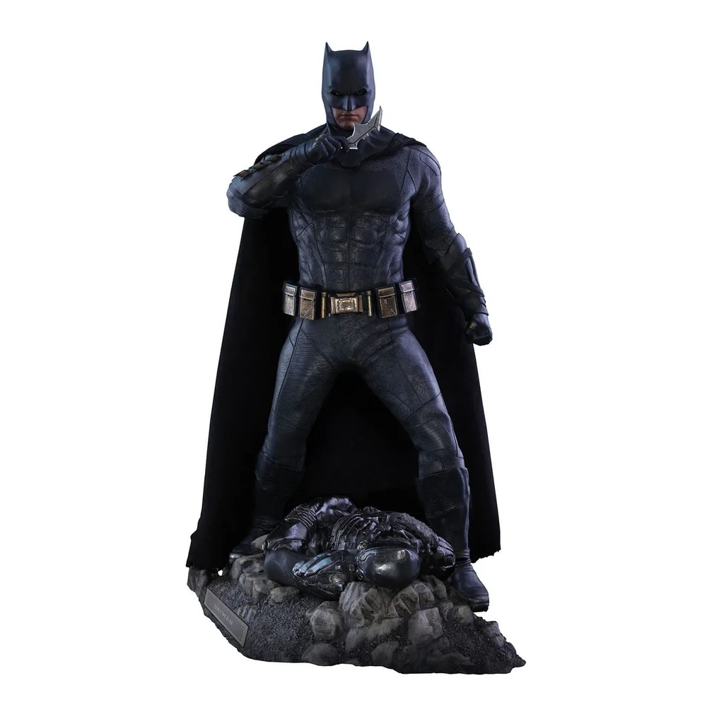 Hot Toys DC Comics Justice League Movie Masterpiece Action Figure 1/6 Batman Deluxe 32cm Image 1
