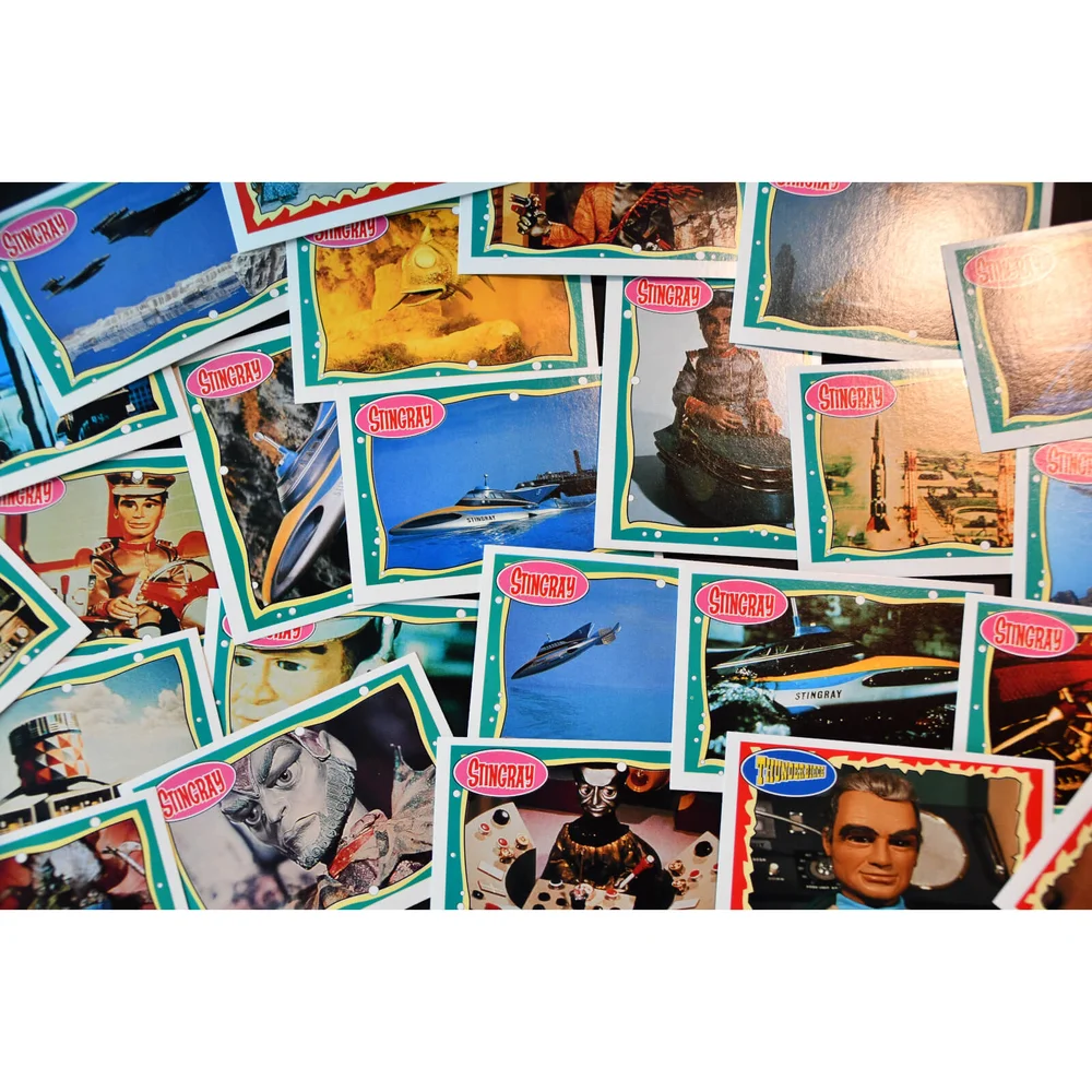 Thunderbirds, Stingray, Captain Scarlet Vintage Topps Trading Card (1993) - Complete Set of 66 Image 1