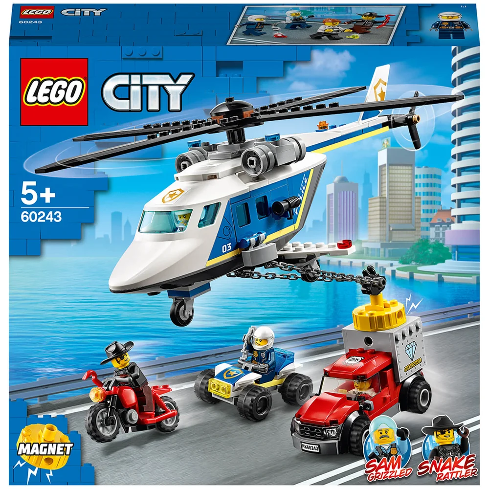 LEGO City: Police Helicopter Chase Building Set (60243) Image 1