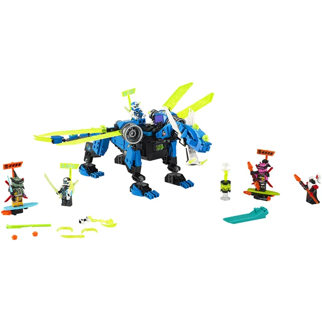 LEGO NINJAGO: Jay's Cyber Dragon Mech Toy Action Figure (71711)