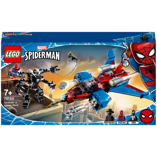 LEGO Marvel Spider-Man Jet vs. Venom Mech Playset (76150)