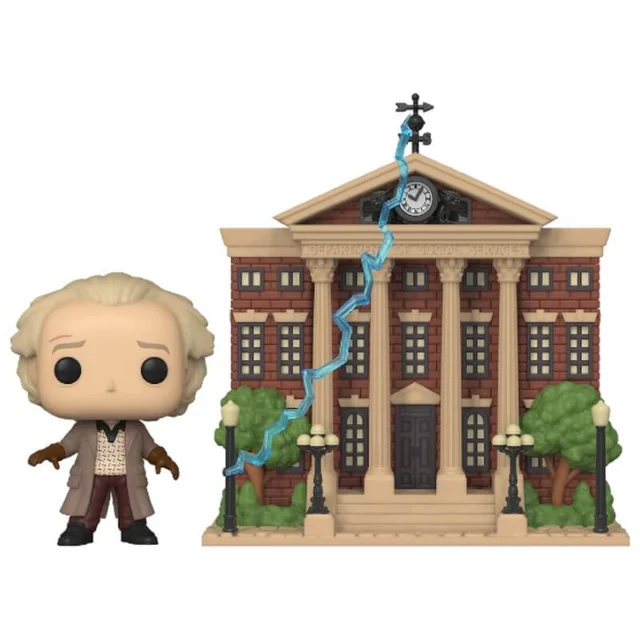 Back to the Future Doc with Clock Tower Pop! Town