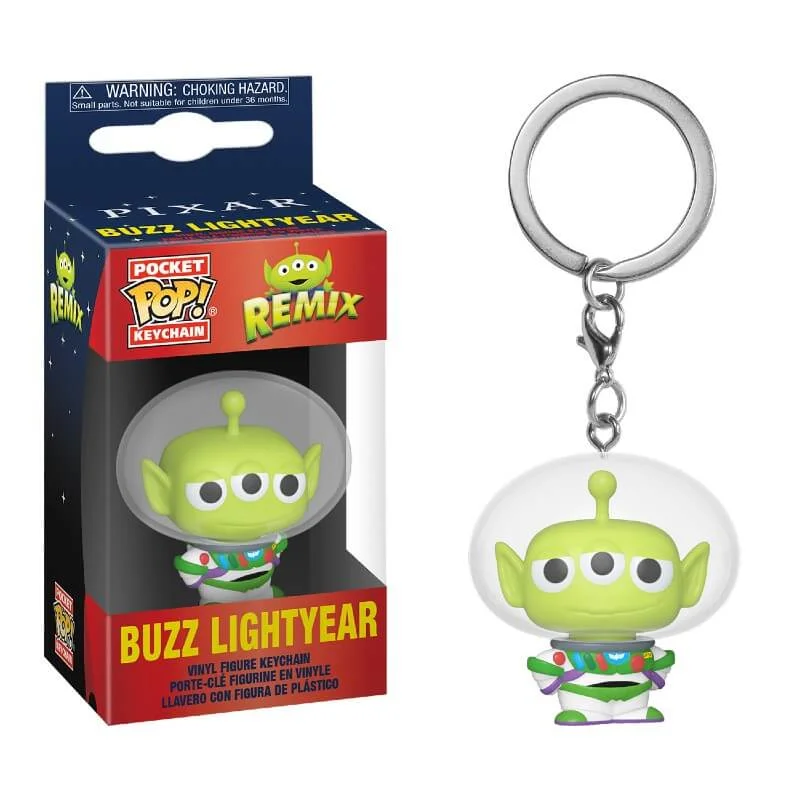 Disney Pixar Alien as Buzz Pop! Keychain Image 1