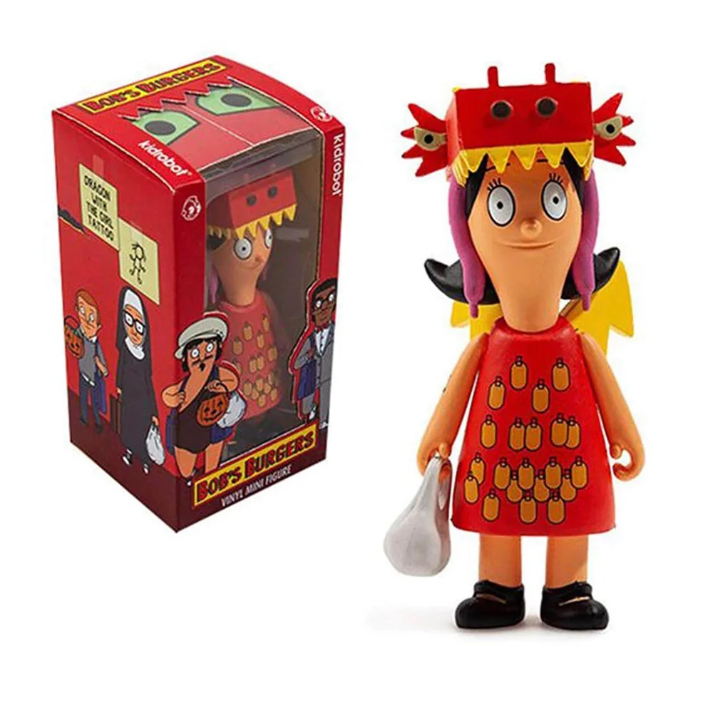 Kidrobot Bob's Burgers Louise Dragon with Girl Tattoo 3 Inch Figure Image 1