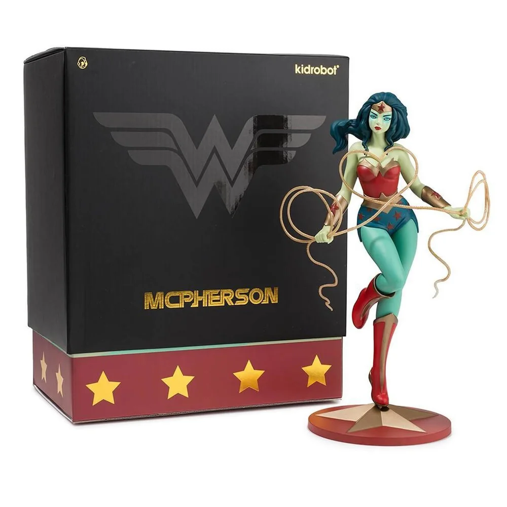 Kidrobot DC Comics Wonder Woman by Tara McPherson Medium Vinyl Figure Image 1