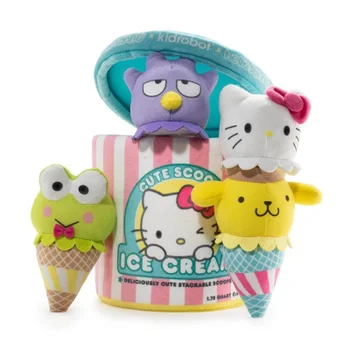Kidrobot Sanrio Hello Kitty Ice Cream Scoops Medium Plush