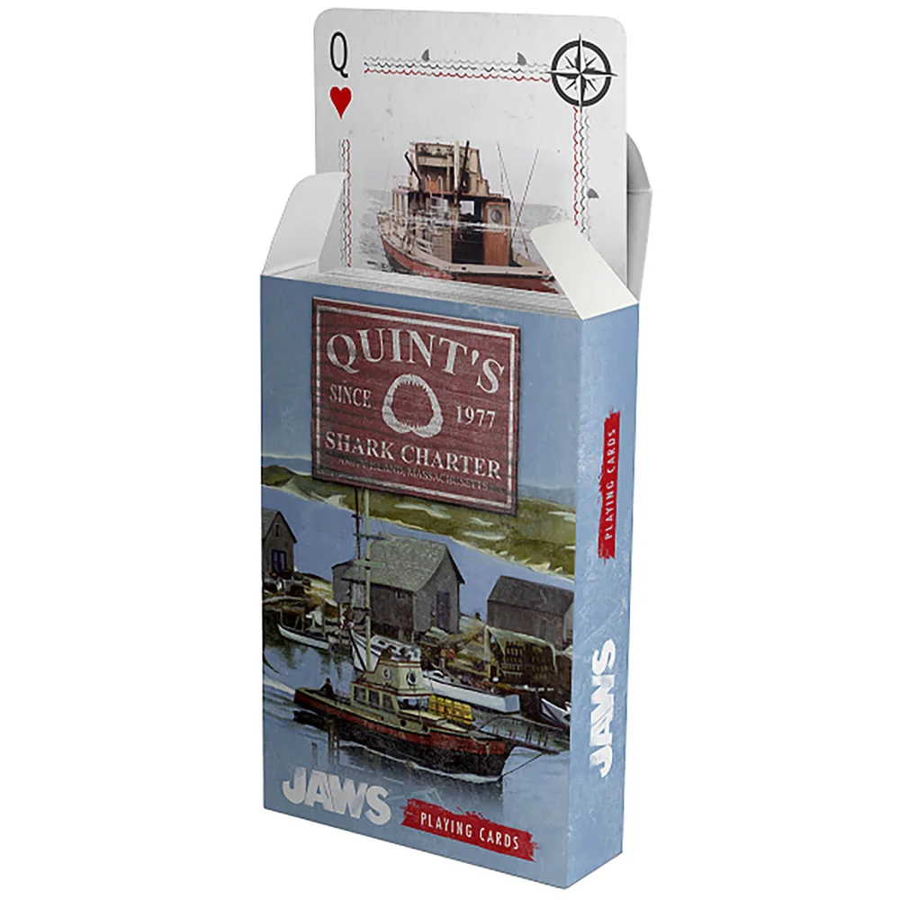 Jaws - Quint's Shark Charter Playing Cards Image 1