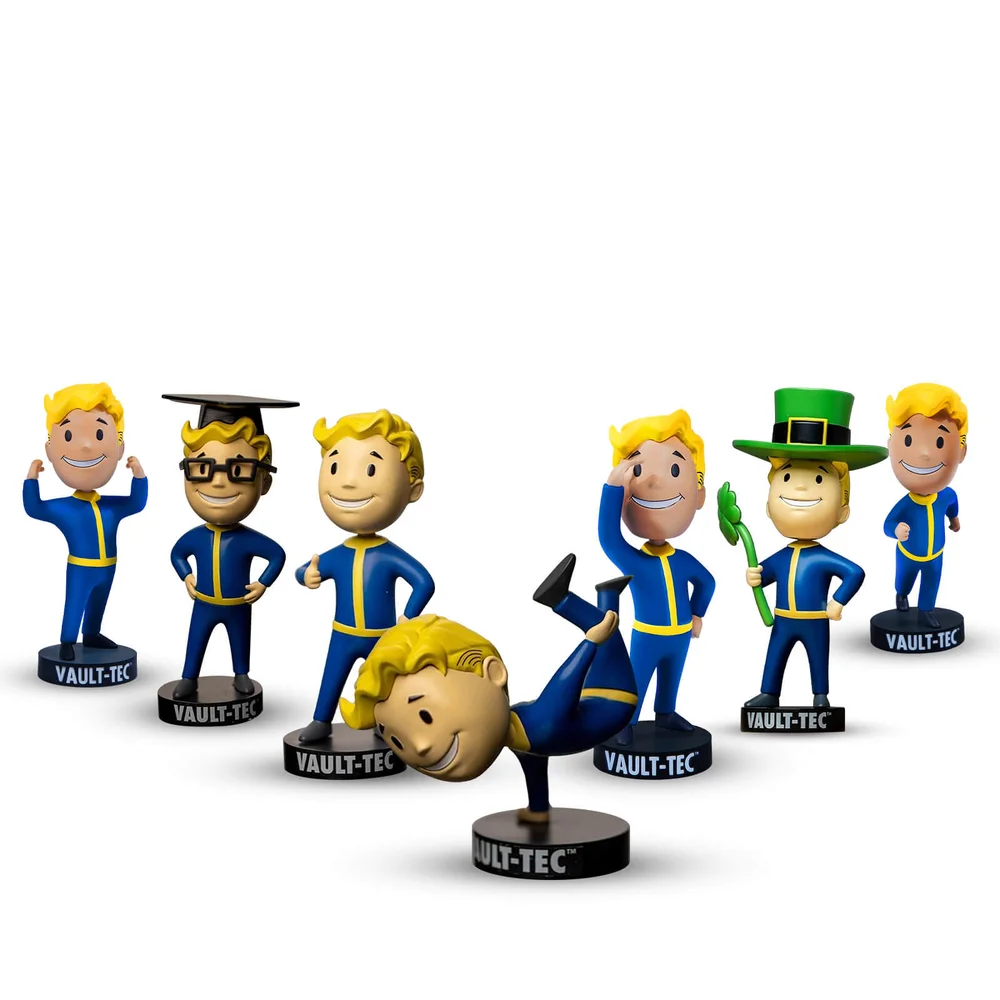 Fallout Vault Boy S.P.E.C.I.A.L. Bobblehead - Complete Set of 7 Mini figures Image 1