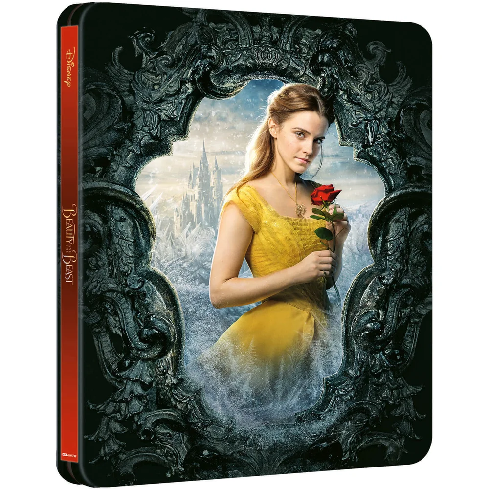 Beauty and the Beast (Live Action) – Zavvi Exclusive 4K Ultra HD Steelbook (Includes 2D Blu-ray) Image 1
