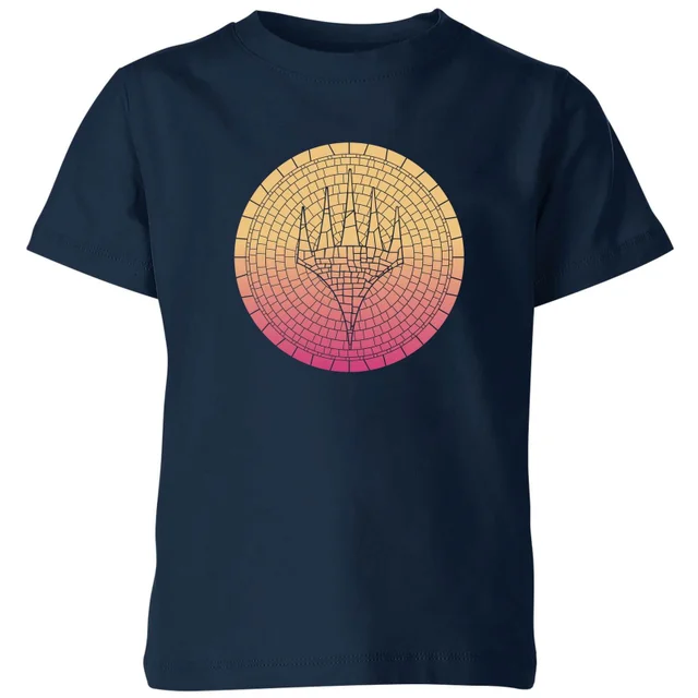 Magic: The Gathering Theros: Beyond Death Planeswalker Symbol Gradient Kids' T-Shirt - Navy