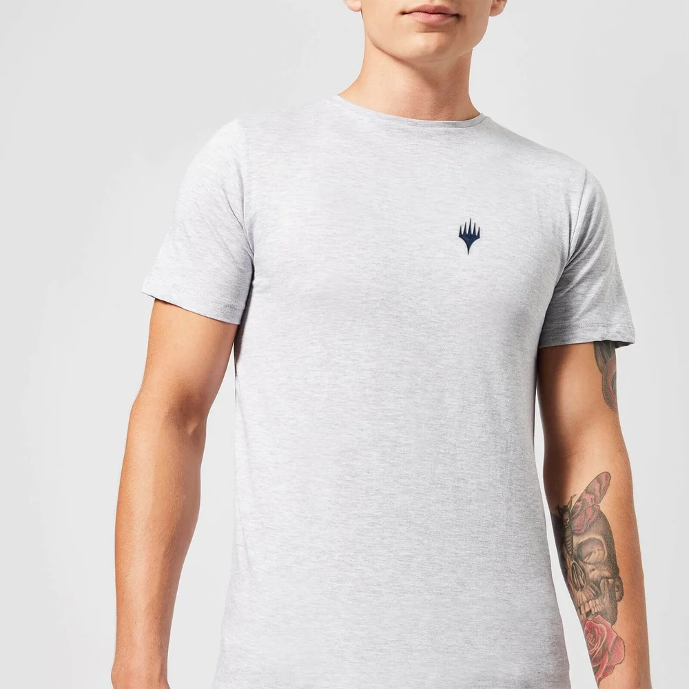 Magic: The Gathering Theros: Beyond Death Planeswalker Symbol Men's Embroidered T-Shirt - Grey - S Image 1