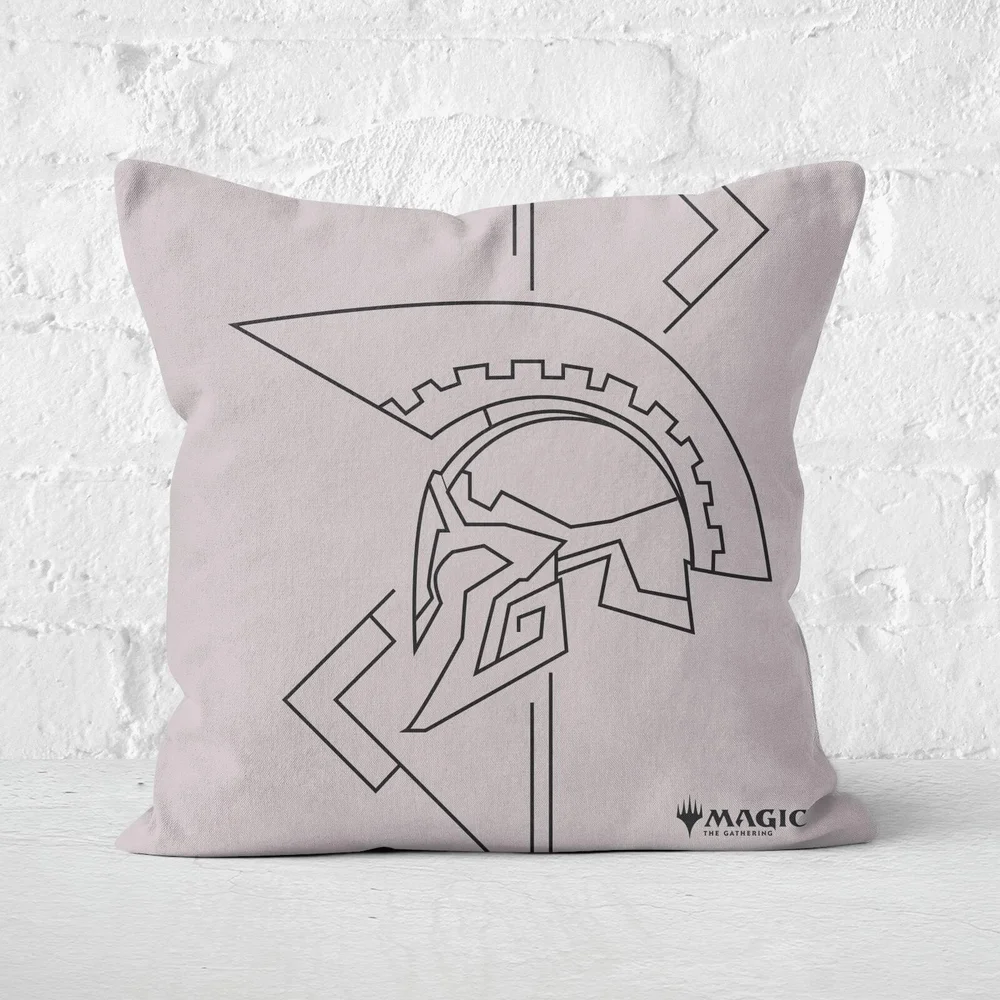 Magic: The Gathering Theros: Beyond Death Helmet Profile Square Cushion - 40x40cm - Soft Touch Image 1