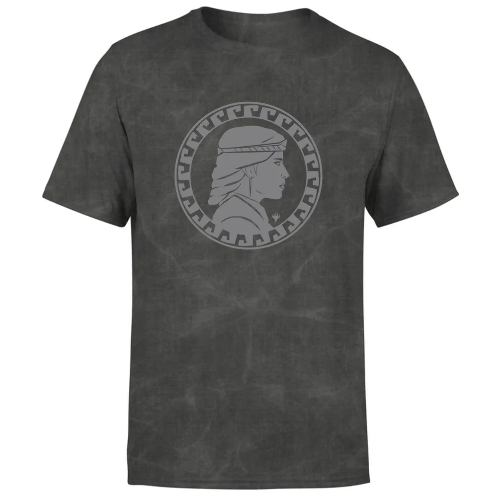 Magic: The Gathering Theros: Beyond Death Elspeth Profile Unisex T-Shirt - Black Acid Wash - S Image 1
