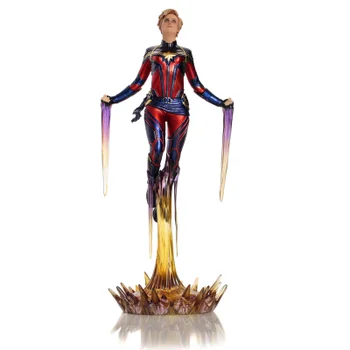 Iron Studios Avengers: Endgame BDS Art Figur im Maßstab 1:10 Captain Marvel 26 cm